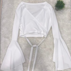 White Tie Around Top